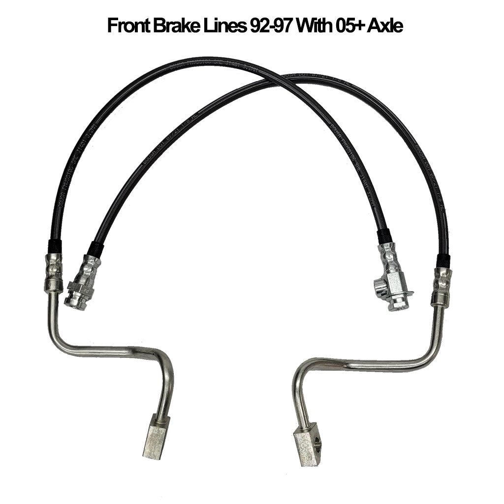 Ford Brake Lines - Extended, Super Duty Conversion - 1992-1997 Ford F-Series