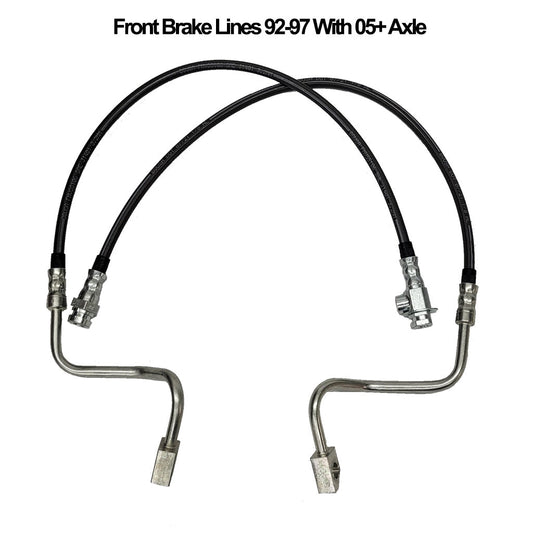 Ford Brake Lines - Extended, Super Duty Conversion - 1992-1997 Ford F-Series