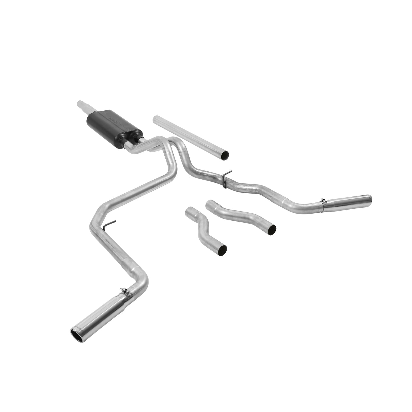 Flowmaster American Thunder 3" Dual Exit Cat-Back Exhaust - 1987-1996 Ford F-Series