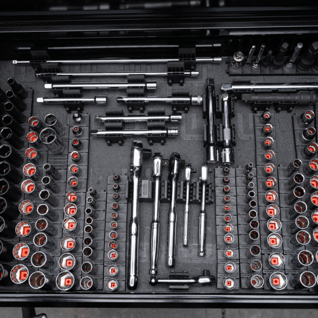 Toolbox Widget 1/4" Socket Organizers