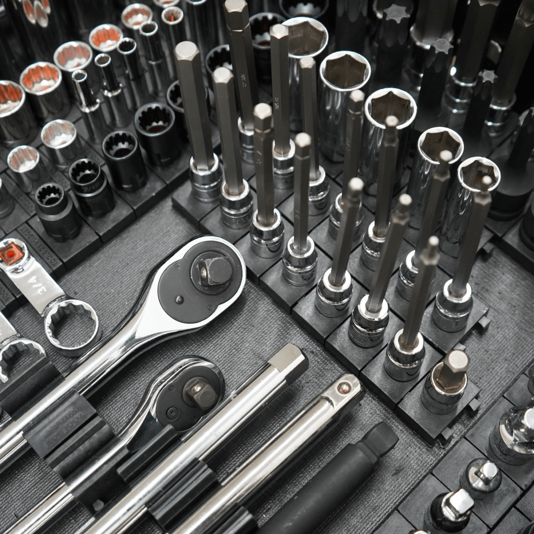 Toolbox Widget 1/4" Socket Organizers