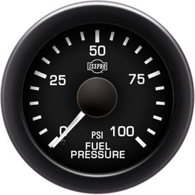 CARBO Gauge 0-60 Psi Fuel Pressure Oil Pressure 1.5" Liquid Filled, Black Dial E - Foto 7