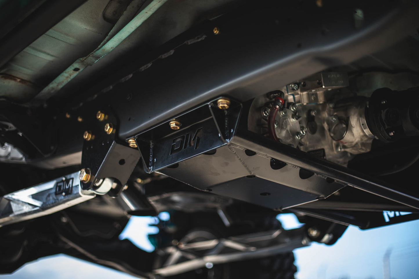 Desolate Motorsports Transfer-Case Skid Plate - 1980-1996 Ford F-Series/Bronco