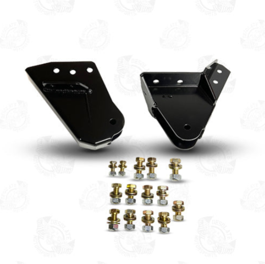 Desolate Motorsports 2" Beam Drop Brackets (fits 2wd & 4wd) - 1980-1997 Ford F-Series/Bronco