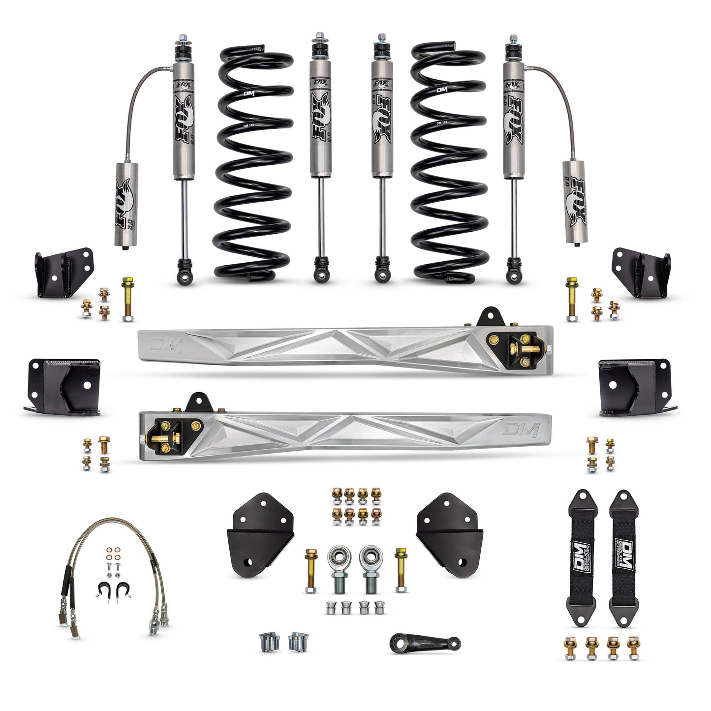 Desolate Motorsports Front 2" Lift Kit (Bolt-on) - 1980-1996 Ford F150/Bronco