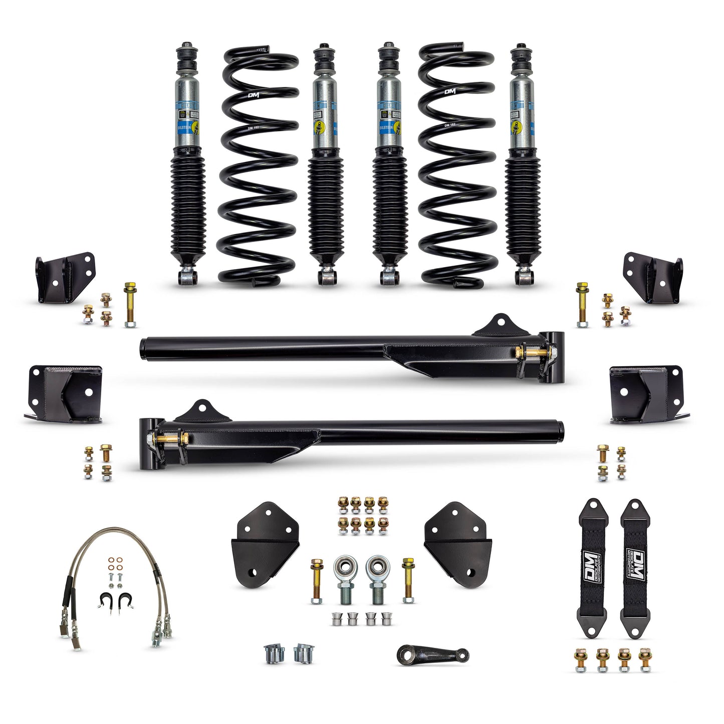 Desolate Motorsports Front 2" Lift Kit (Bolt-on) - 1980-1996 Ford F150/Bronco
