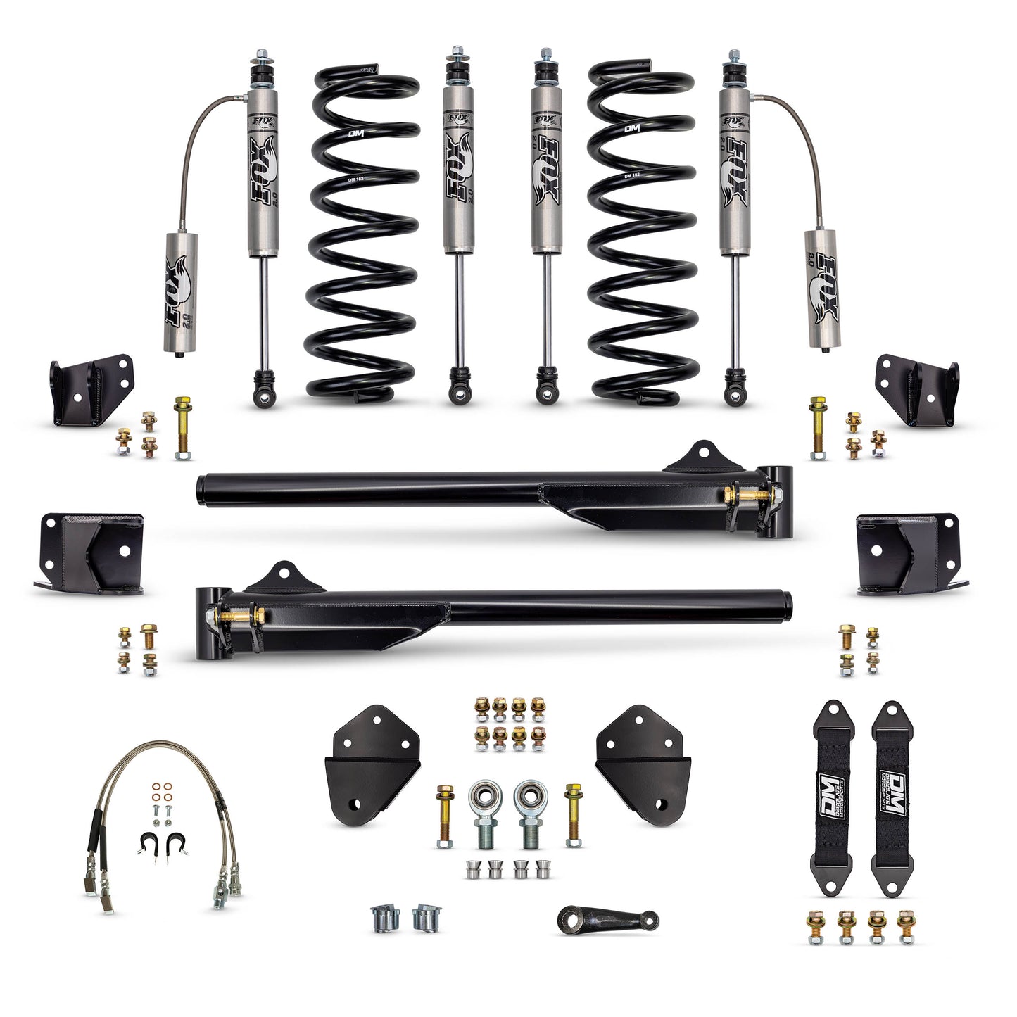 Desolate Motorsports Front 2" Lift Kit (Bolt-on) - 1980-1996 Ford F150/Bronco