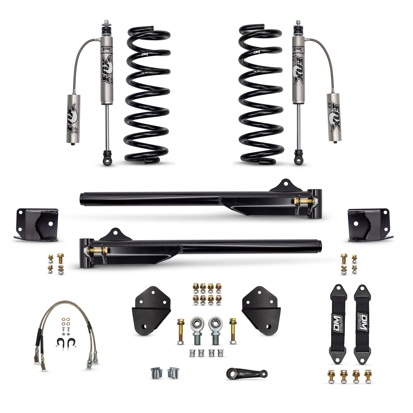 Desolate Motorsports Front 2" Lift Kit (Bolt-on) - 1980-1996 Ford F150/Bronco