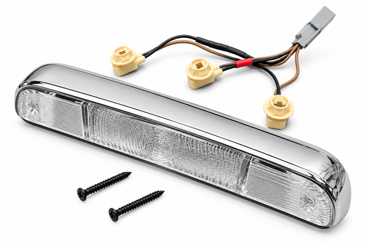 Complete Performance Chrome Clear Third Brake Light Package - 1994-1997 Ford F-Series & Bronco