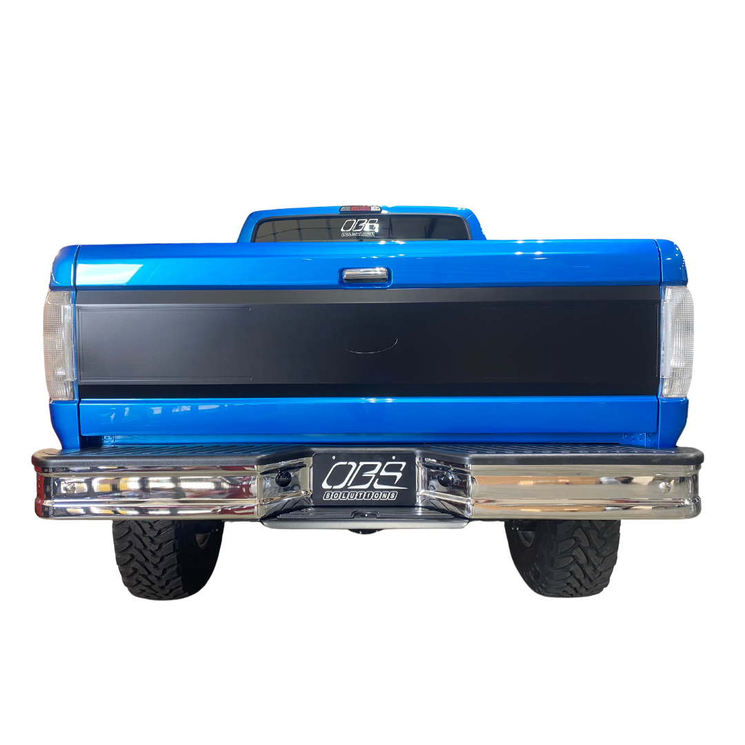 OBS Solutions Tailgate Panel With Machined Oval - 1987-1997 Ford F-Series