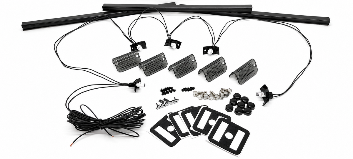 Complete Performance Lund Sun Visor Complete Kit - 1992-1997 Ford F-Series & Bronco