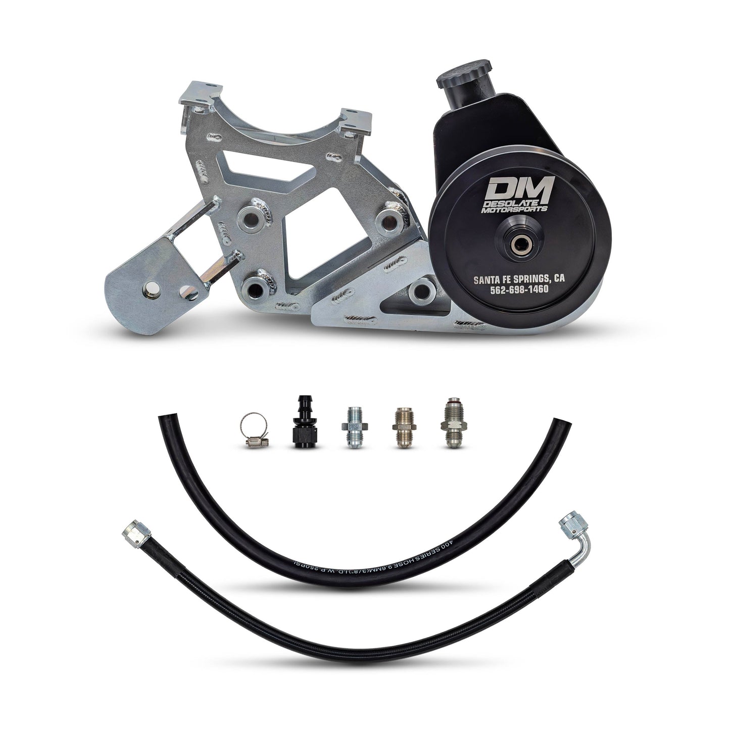 Desolate Motorsports Saginaw Power Steering Conversion Kit (7.5L 460 V8 | 1989–1996 F250/F350)