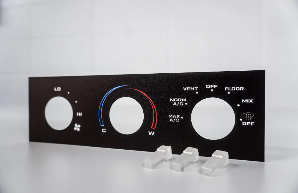 92-96 Cluster Faceplate Kit - XLT Modern - Gas