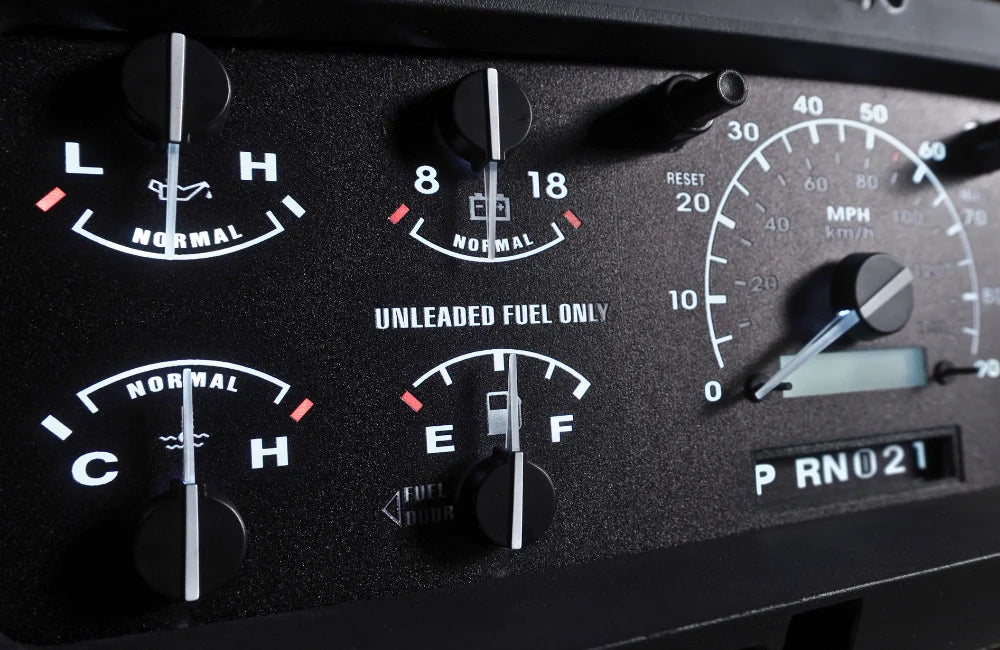 92-96 Cluster Faceplate Kit - XLT Original - Gas