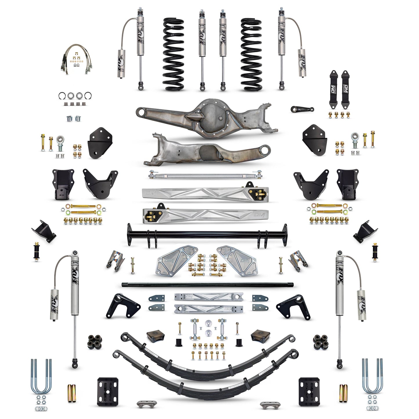Desolate Motorsports Complete 4" Mid Travel Lift Kit - 1980-1996 Ford F150/Bronco