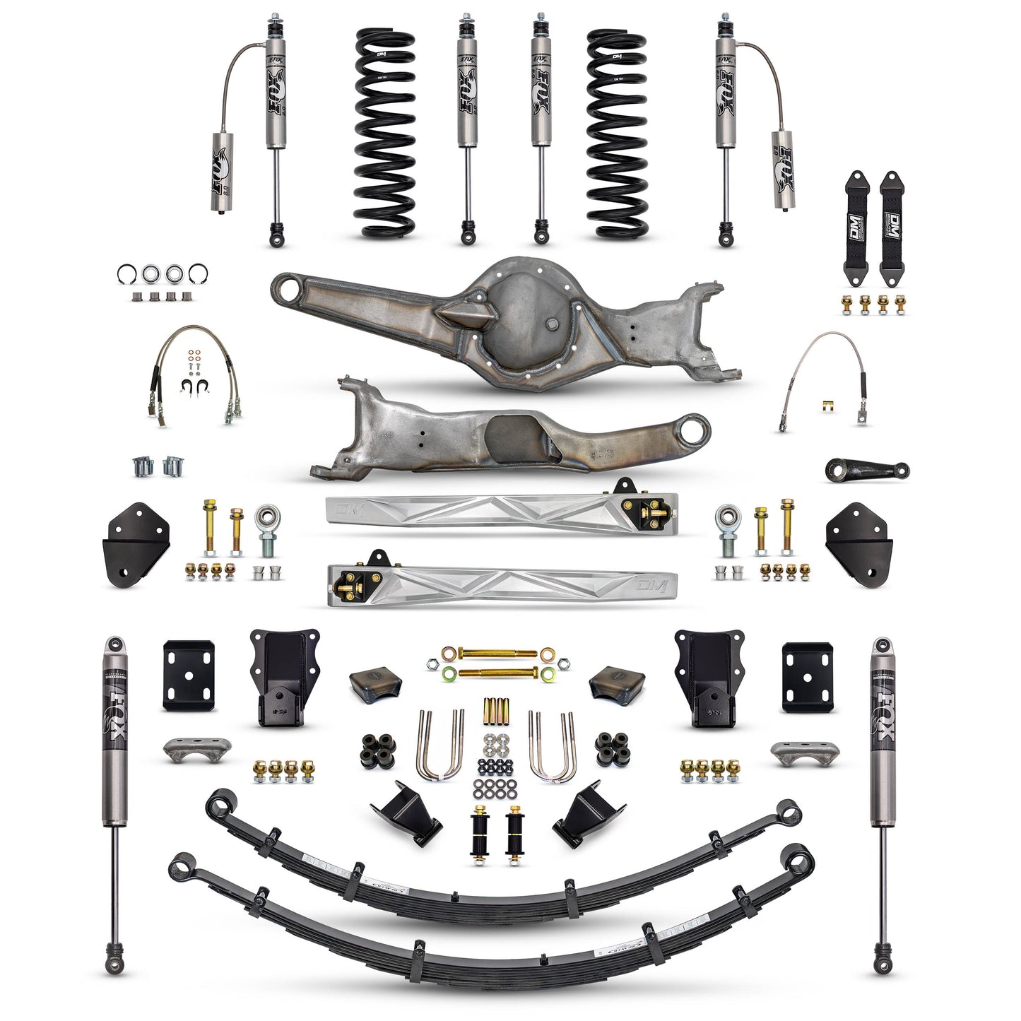 Desolate Motorsports Complete Mid Travel 4" Lift - 1980-1996 Ford F150/Bronco