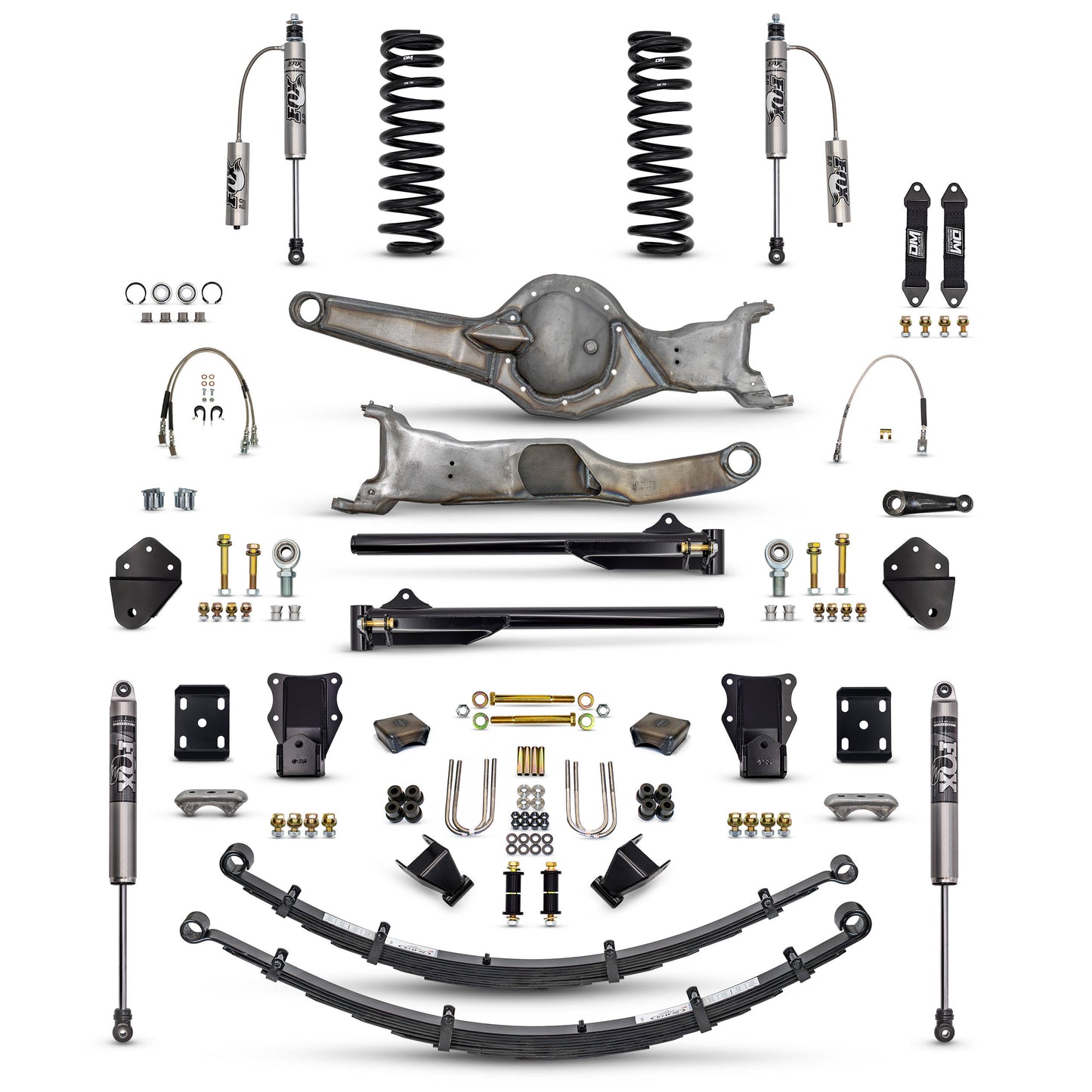 Desolate Motorsports Complete Mid Travel 4" Lift - 1980-1996 Ford F150/Bronco
