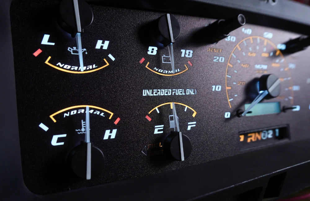 92-96 Cluster Faceplate Kit - XLT Sport - Gas