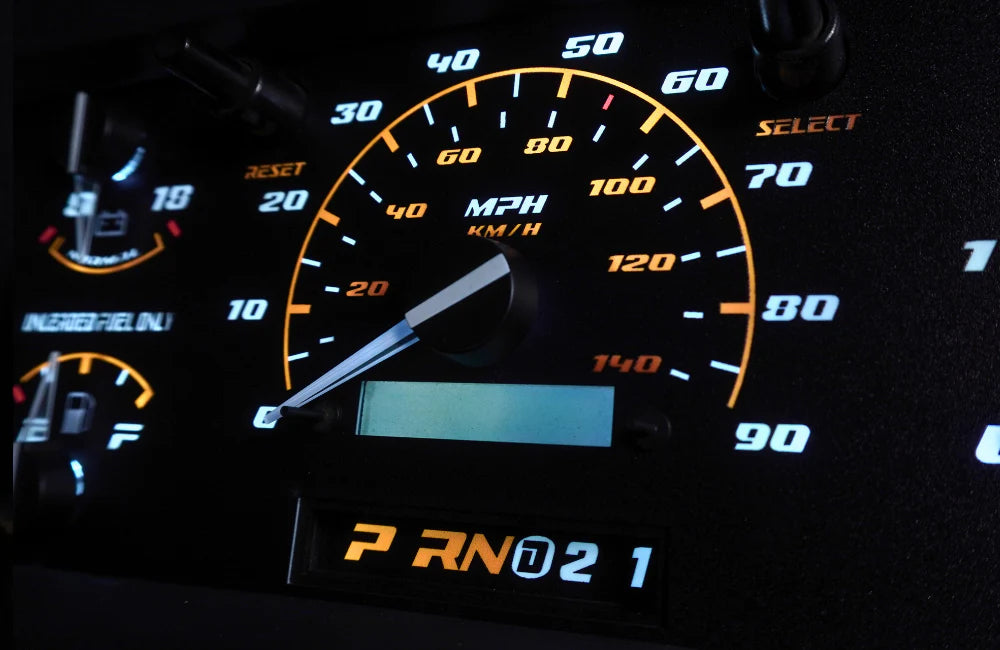 92-96 Cluster Faceplate Kit - XLT Sport - Gas