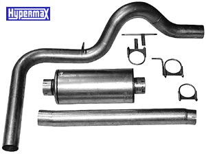 Hypermax 7.3L IDI 3.5" Exhaust System Kit - 1988-1994 Ford F-Series