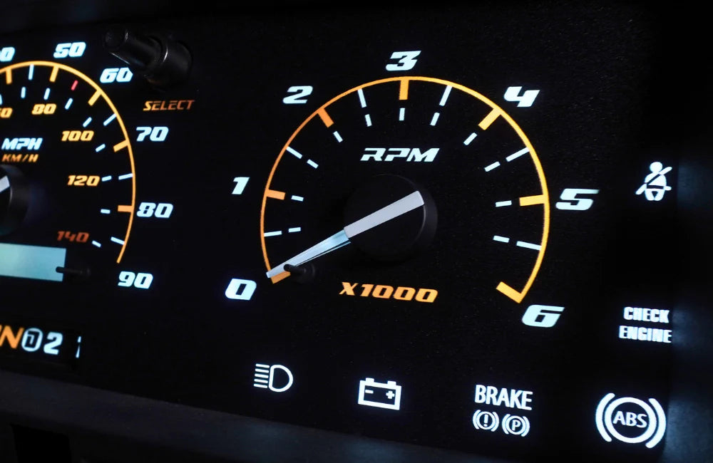 92-96 Cluster Faceplate Kit - XLT Sport - Gas