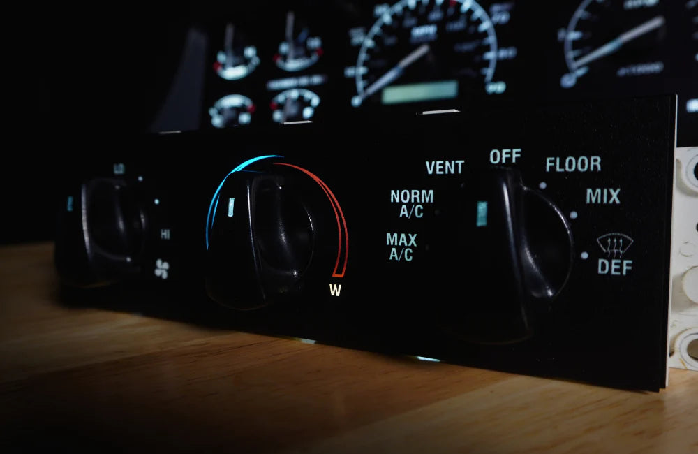 92-96 Cluster Faceplate Kit - XLT Original - Gas