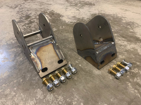 Carrick Customs Cummins Swap Motor Mounts 12v/24v Cummins with 2nd Gen Bushings - 1980-1997 Ford F250/F350