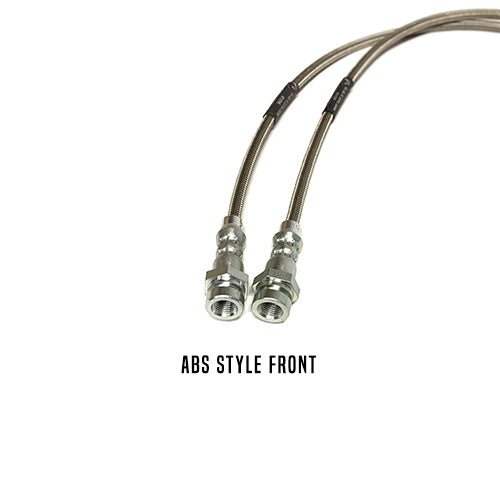 Desolate Motorsports Extended Stainless Front Brake Line Kit - Straight Axle Conversion or Extended Width Beams