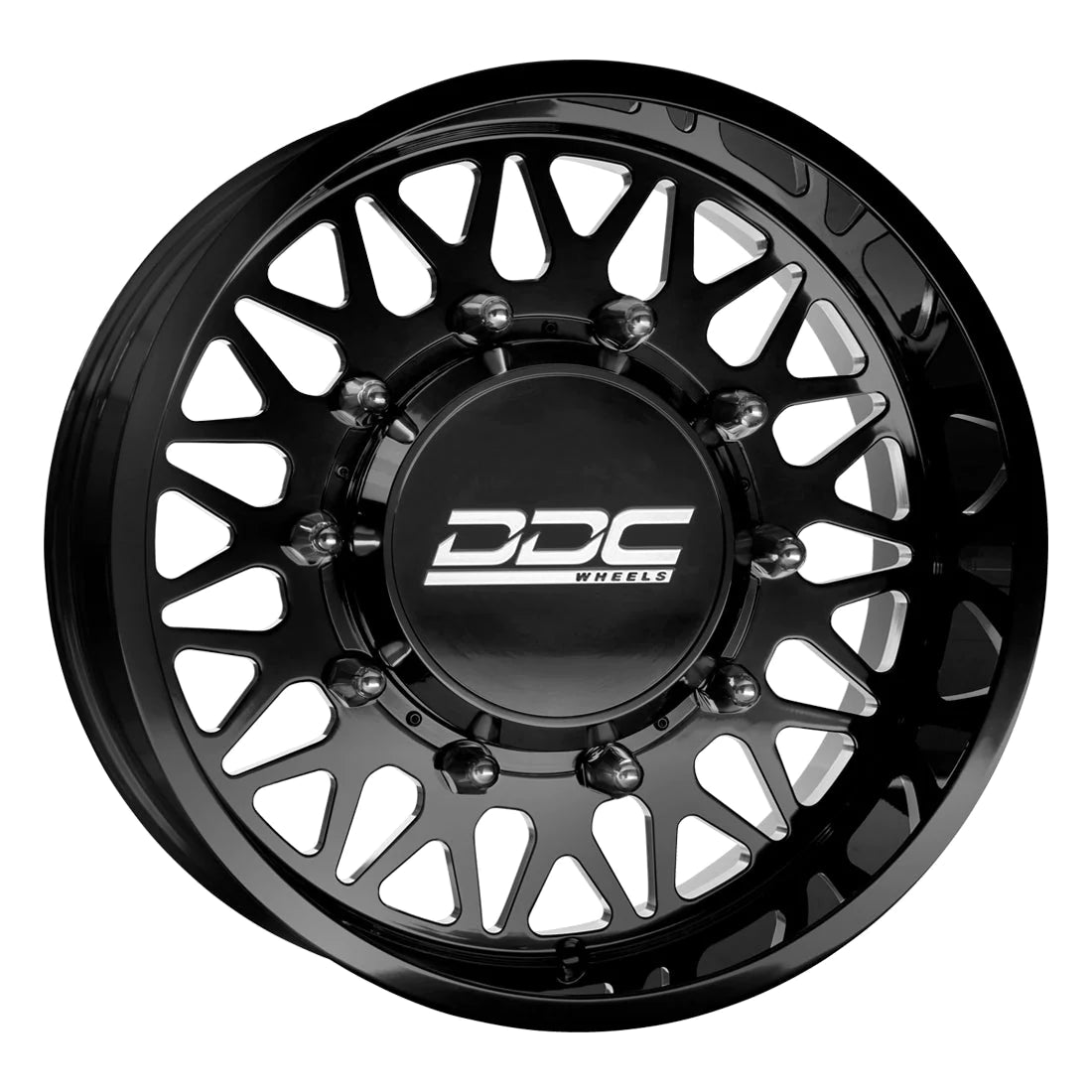 (1987 - 1997) DDC Wheels Black/Milled The Mesh - 22"