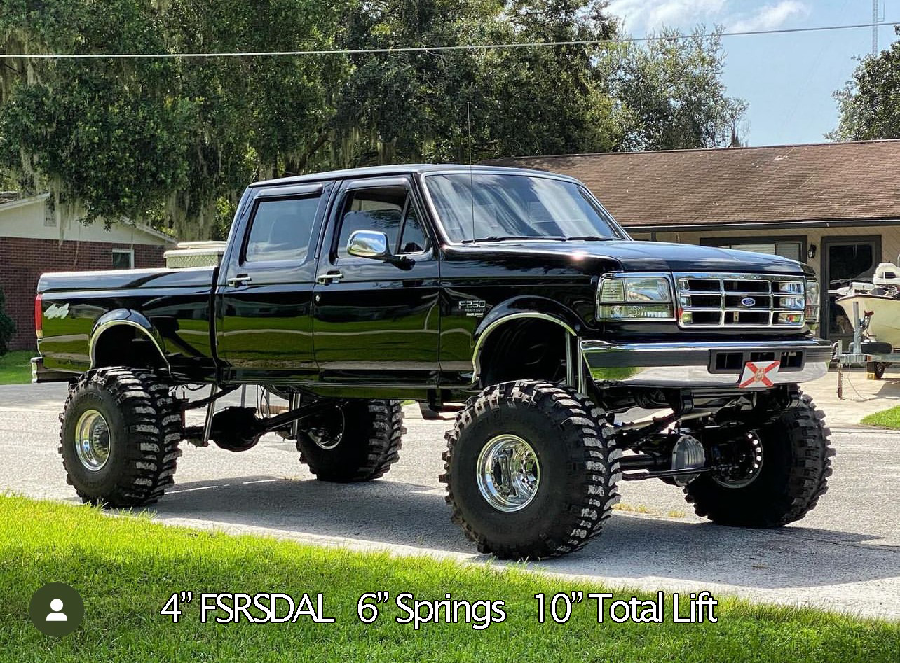 Shackle Reversal Kits (Super Duty spring) - 1992-1997 Ford F250/F350