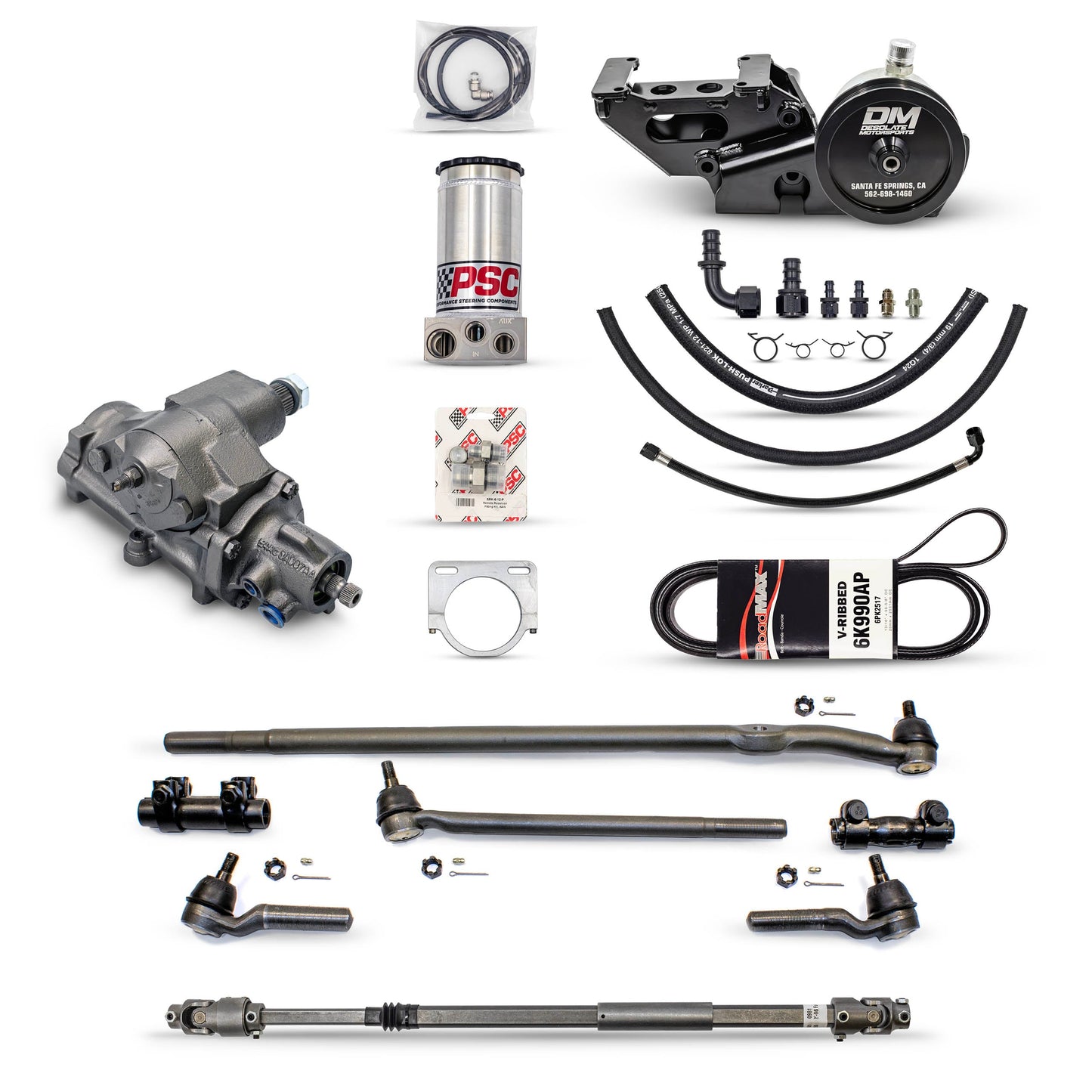 Desolate Motorsports Complete Steering Combo - 1980-1996 Ford F150/Bronco