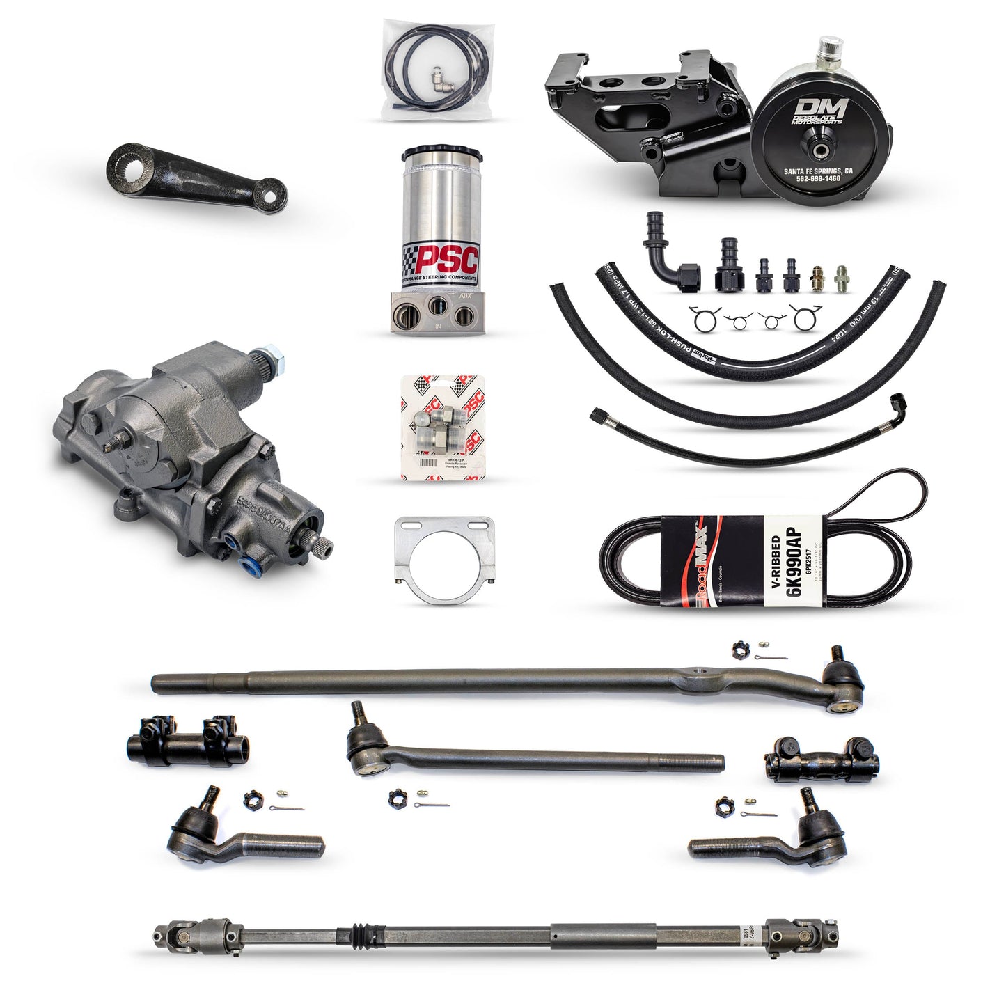 Desolate Motorsports Complete Steering Combo - 1980-1996 Ford F150/Bronco