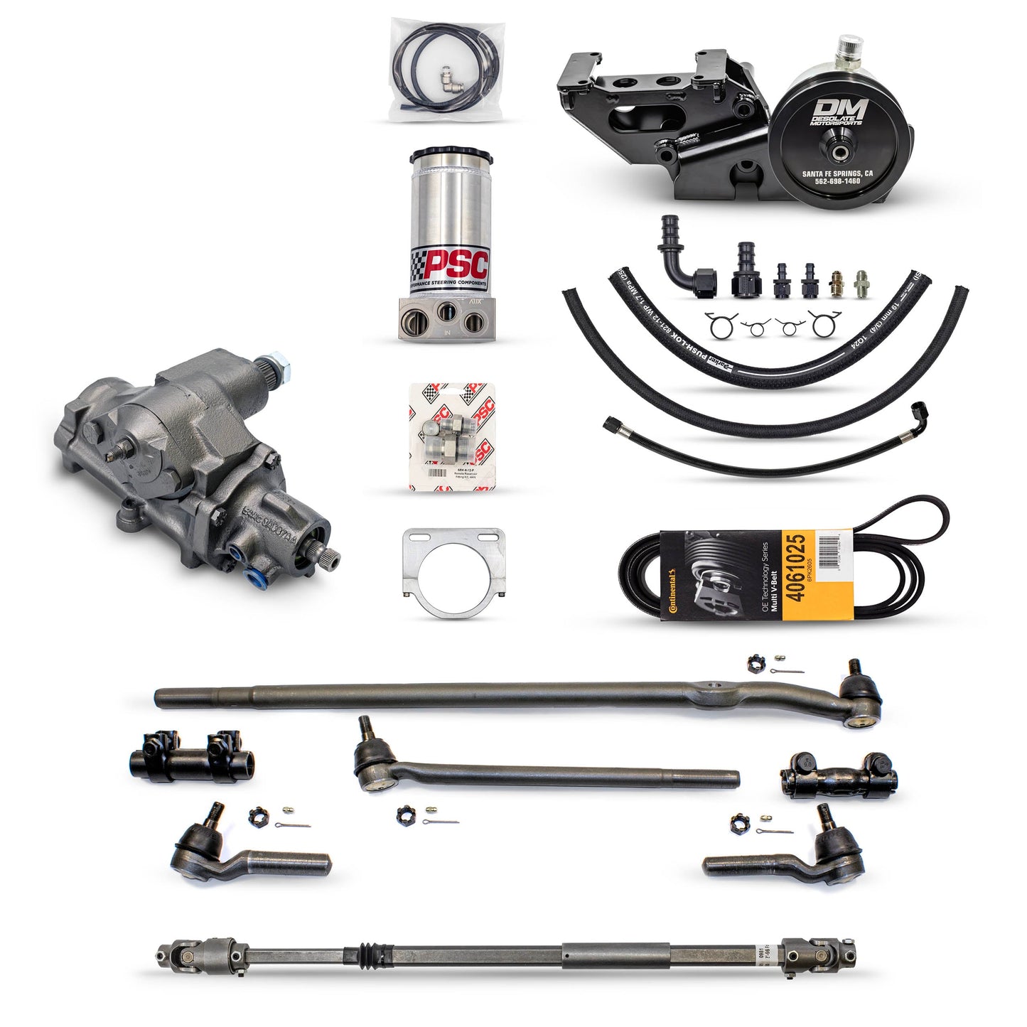 Desolate Motorsports Complete Steering Combo - 1980-1996 Ford F150/Bronco