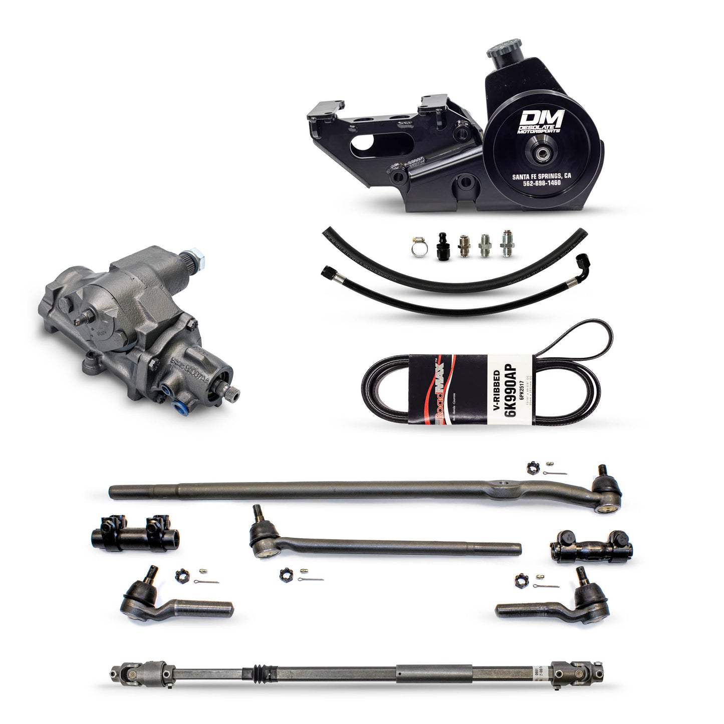 Desolate Motorsports Complete Steering Combo - 1980-1996 Ford F150/Bronco