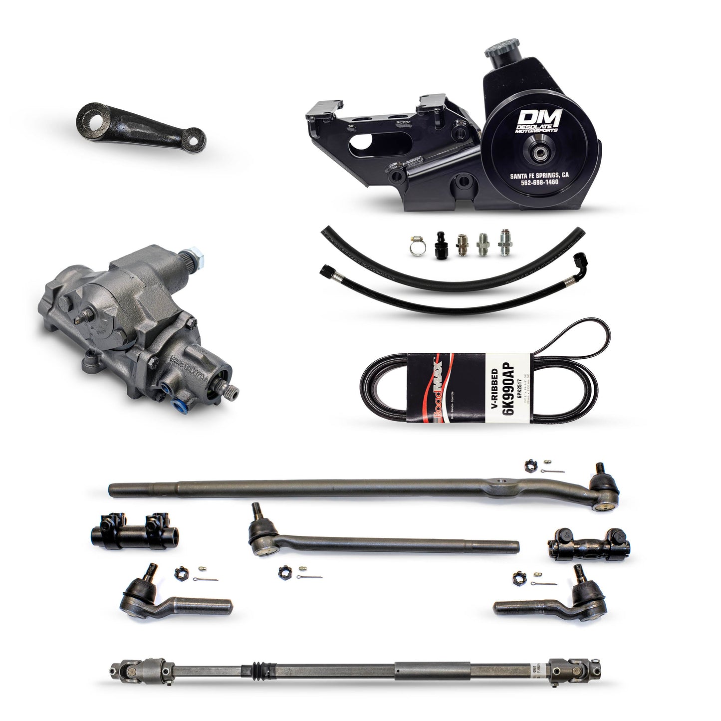 Desolate Motorsports Complete Steering Combo - 1980-1996 Ford F150/Bronco