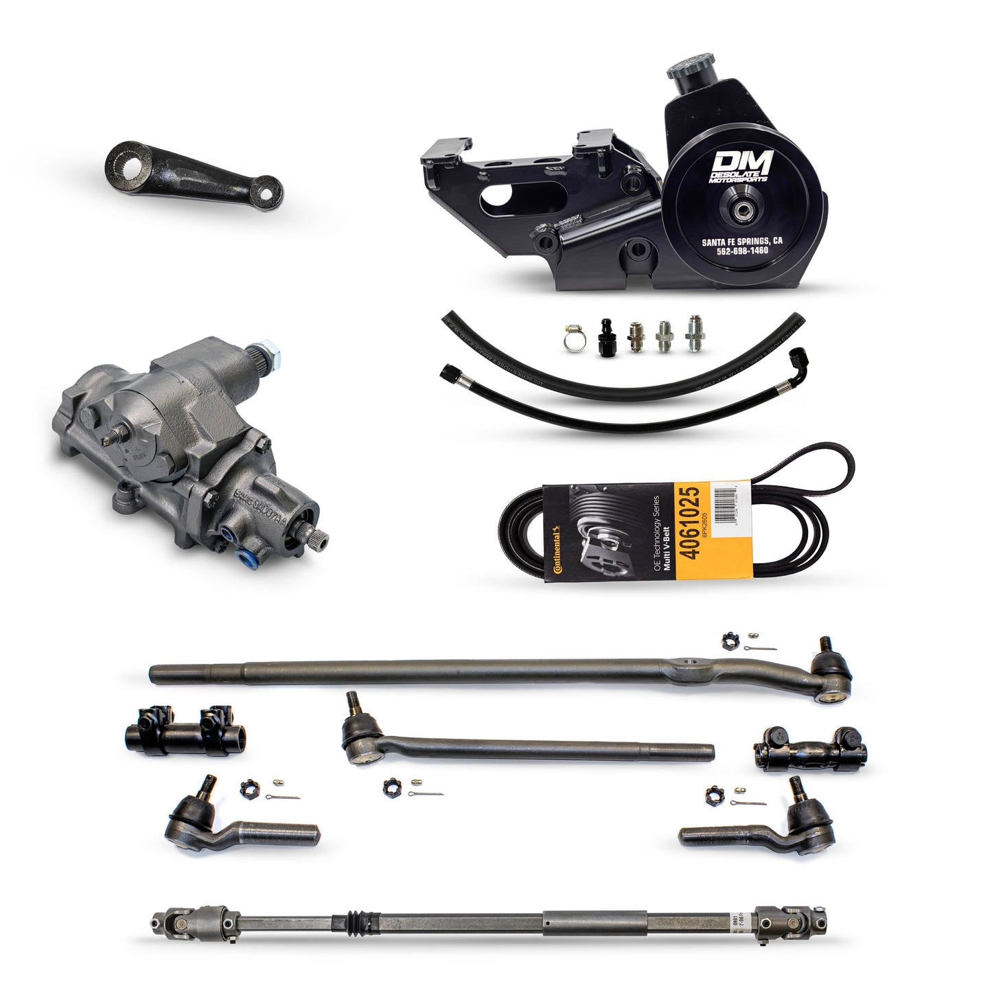 Desolate Motorsports Complete Steering Combo - 1980-1996 Ford F150/Bronco