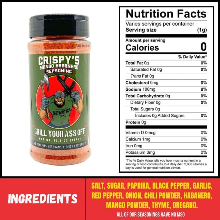 Grill Your Ass Off Crispy's Mango Habanero