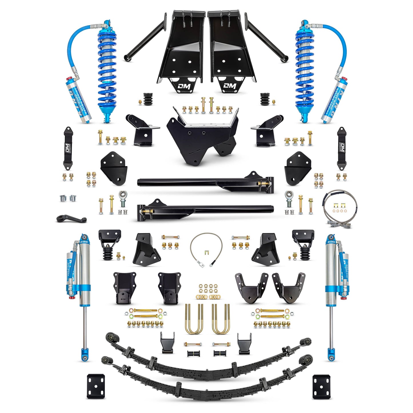 Desolate Motorsports D50 TTB Coil Over Conversion & HD Rear Suspension Kit (Front and Rear) - 1980-1997 Ford F-Series