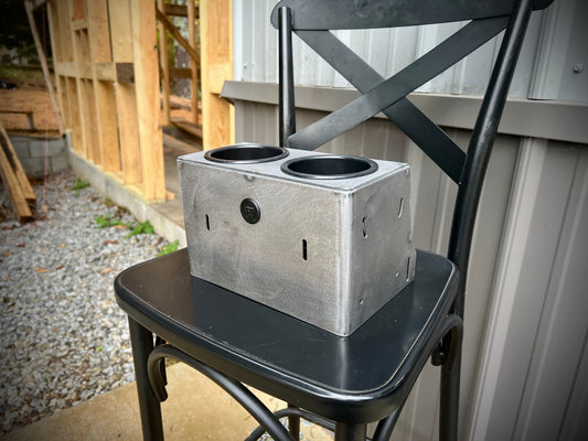 JC Customs Seat Mounted Console Cup Holder - 1992-1997 Ford F-Series