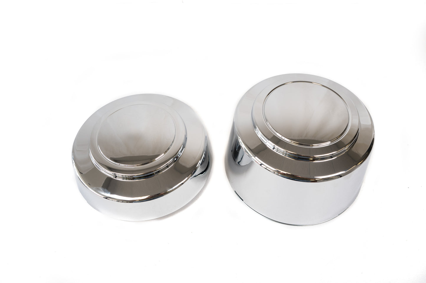 Front Wheel Center Hub Cap Set - (Front Closed) 2WD -Aftermarket