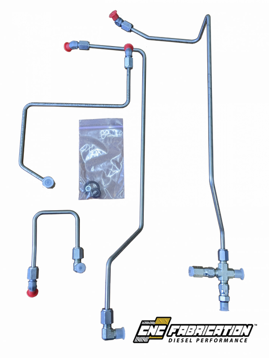 98.5-03 7.3L CNC Fab 4-Line Feed Fuel Line Kit