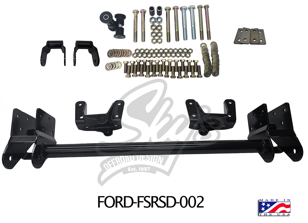 Shackle Reversal Kits (Super Duty spring) - 1992-1997 Ford F250/F350