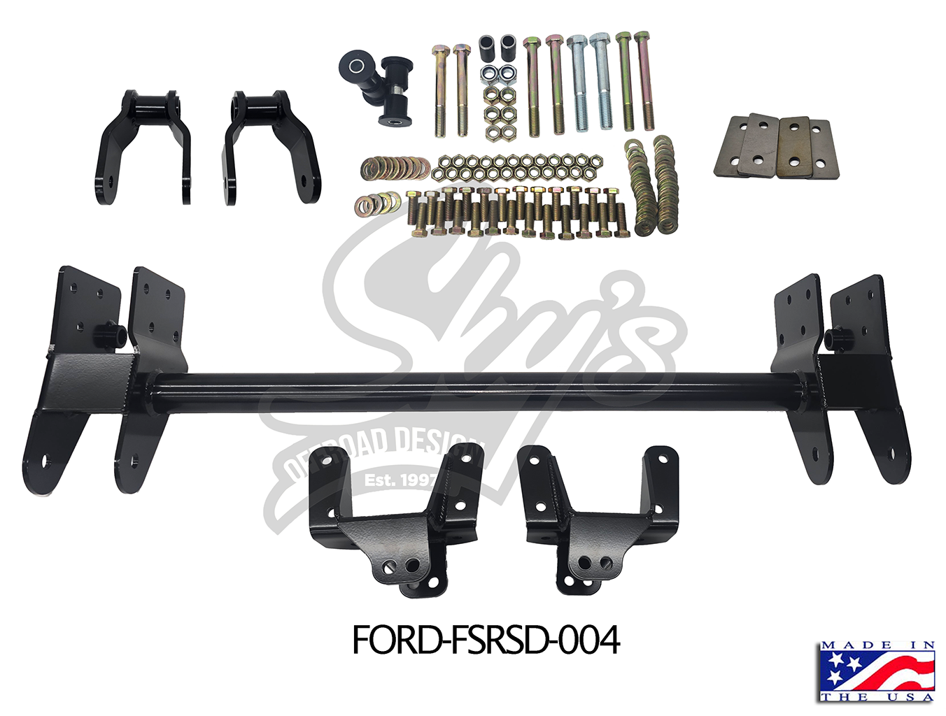Shackle Reversal Kits (Super Duty spring) - 1992-1997 Ford F250/F350