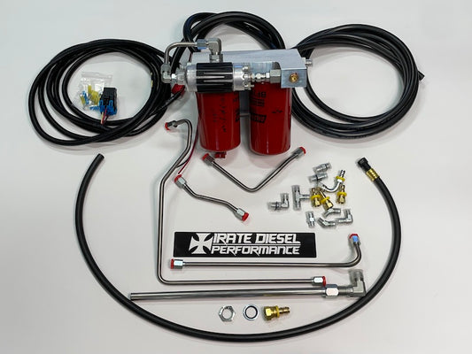 (1999-2003) - IDP Super Duty standard fuel system (Includes regulated return) NOW WITH NEW BOSCH 464-200 PUMP, BILLET FILTER AND PUMP BASE!