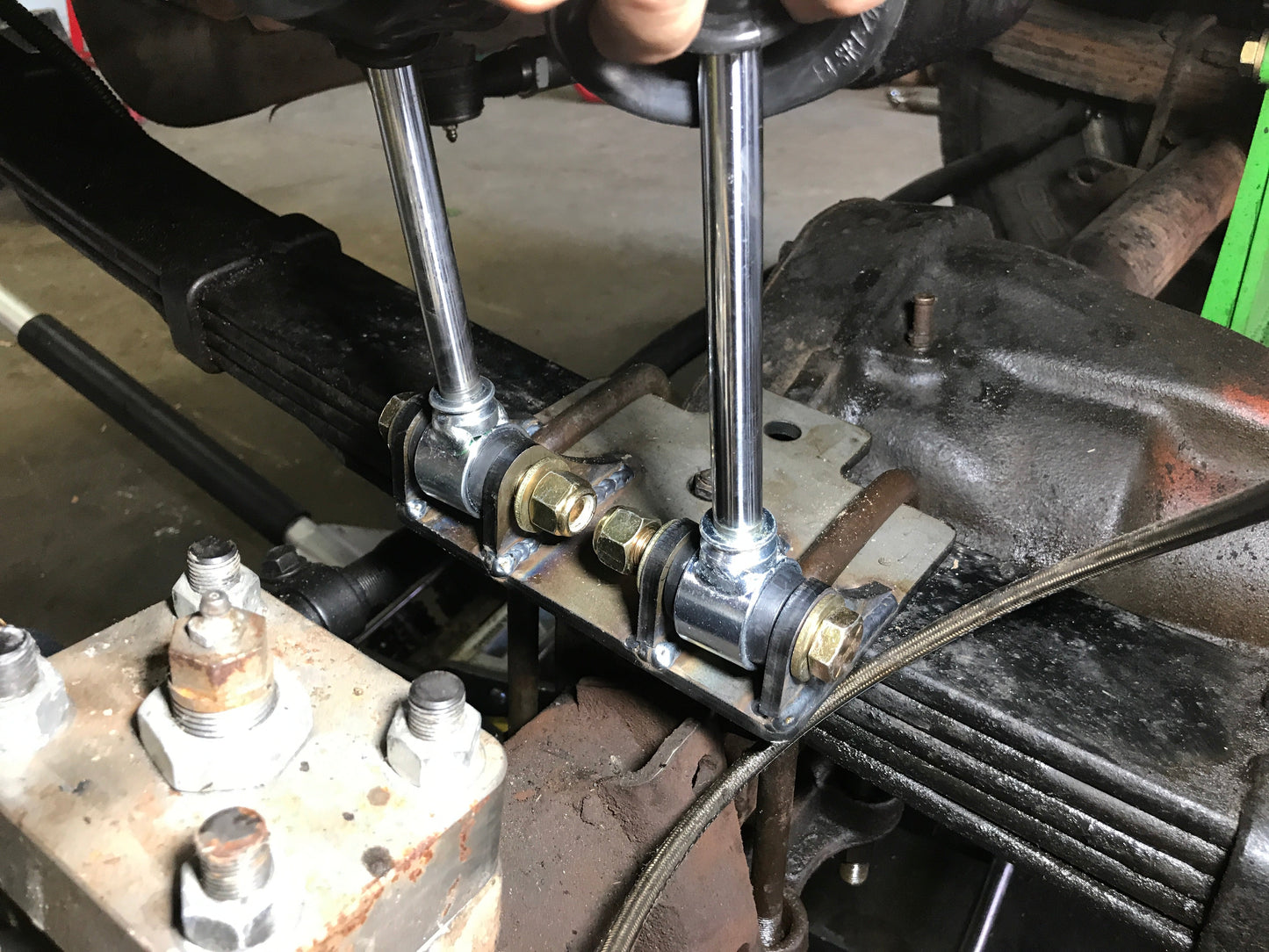 F-350 Shock Brackets - 1985-1997 Ford F-Series