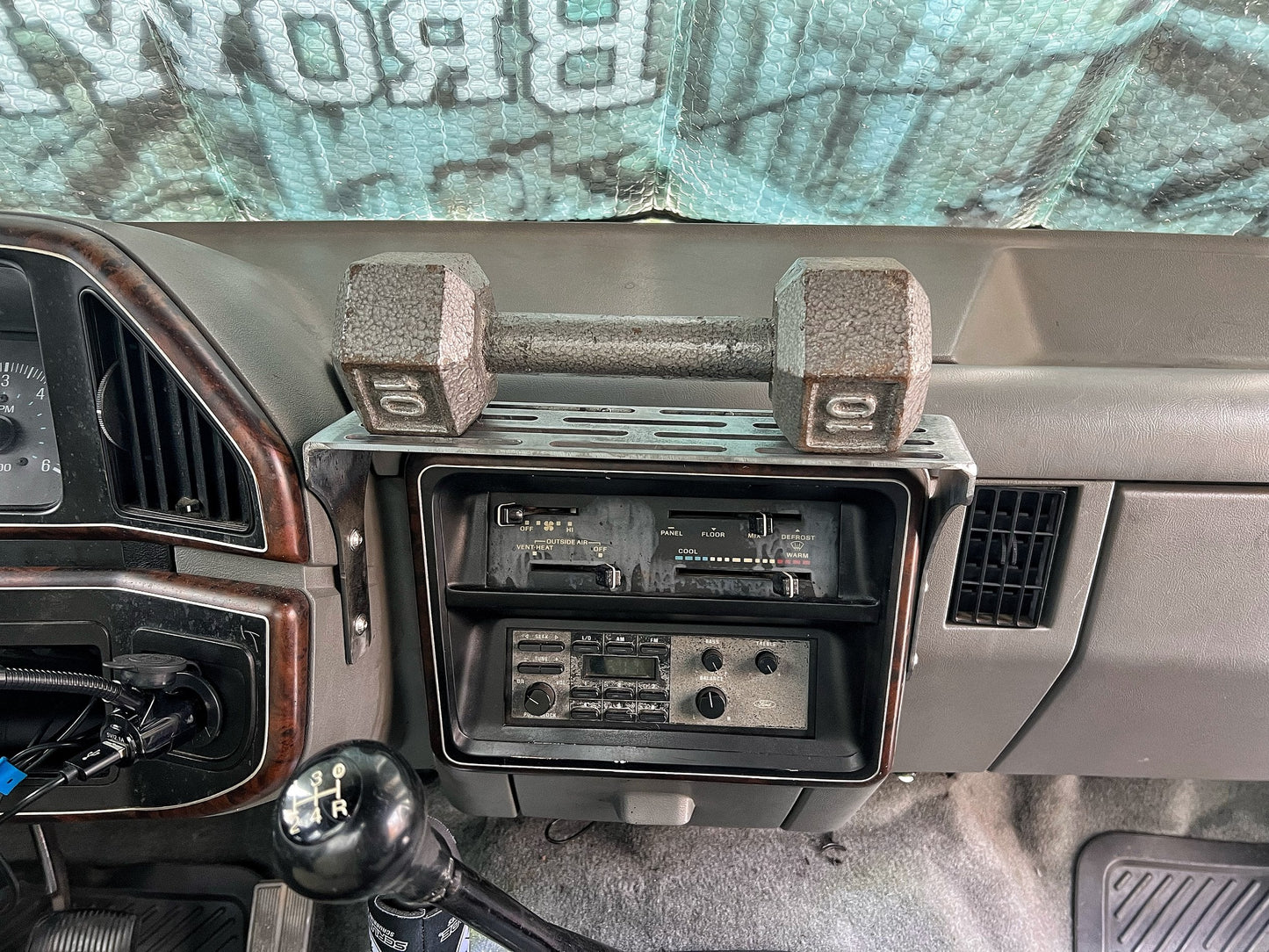 JC Customs Dash Accessory Mount - 1987-1991 Ford F-Series & Bronco