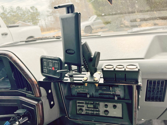 JC Customs Dash Accessory Mount - 1987-1991 Ford F-Series & Bronco