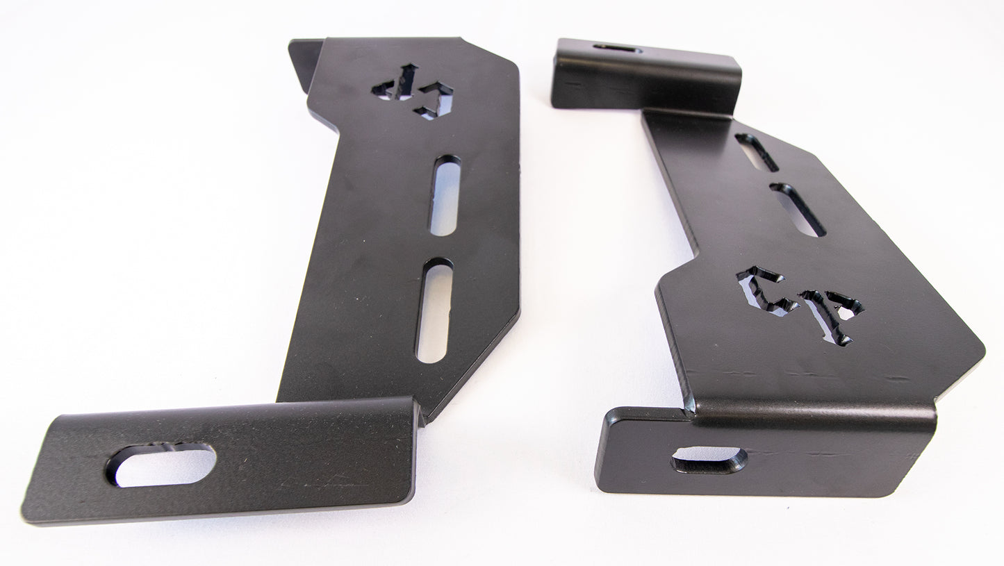 BLEM- (1992-1997) F-Series & Bronco - OBS to 2020-2022 - Superduty Bumper Conversion Brackets, 1992-1997 Ford F-Series