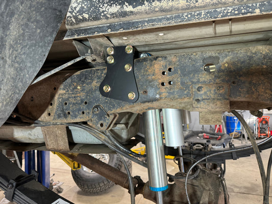 Carrick Customs Long Travel Rear Shock Mount Kit - 1980-1997 Ford F250/F350 4x4