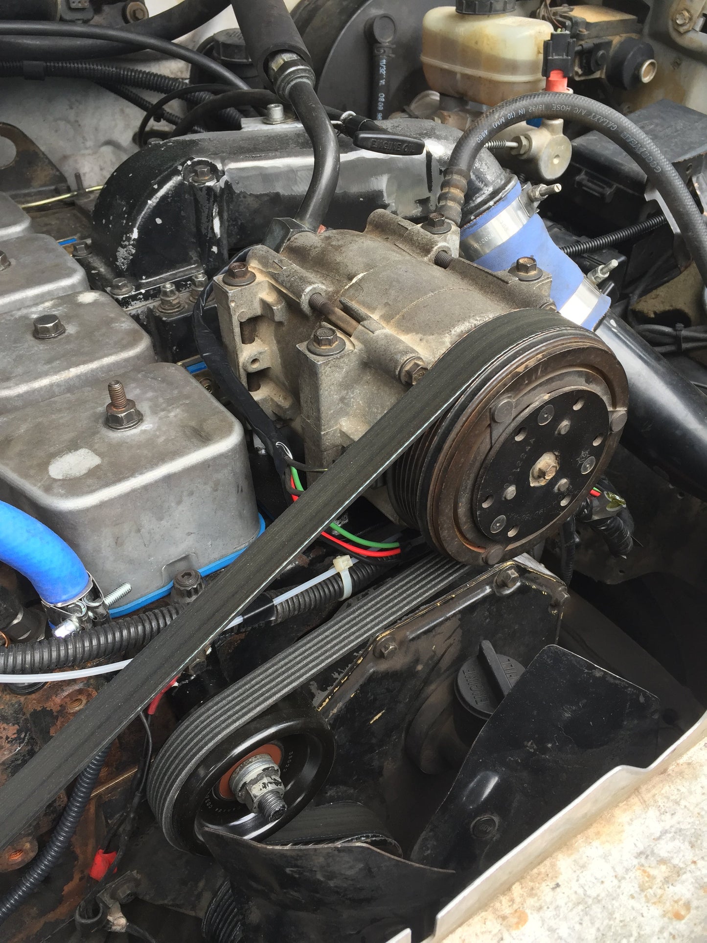Carrick Customs Ford Cummins AC Compressor Mount - 1980-1997 Ford F-Series
